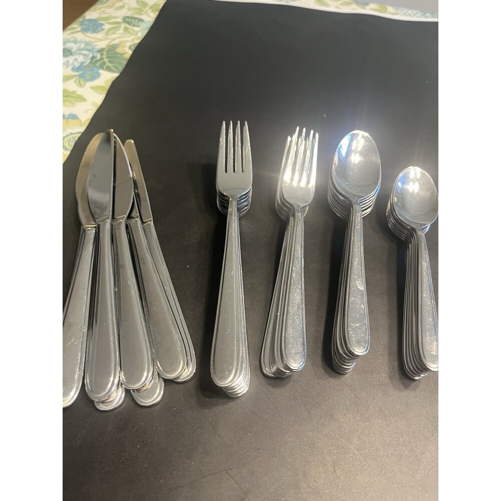 Sabatier Flatware Knives, Forks & Spoons Service For 8 ~ 40 Pieces Total